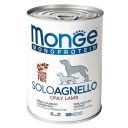 Monge (Монж) Monoprotein Dog Solo Agnello 100% - Влажный монопротеиновый корм для собак с ягненком