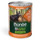 Monge (Монж) BWild Grain Free Wet Duck Mini Adult - Влажный корм для собак мелких пород, утка с тыквой и кабачками