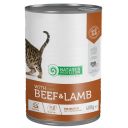 Nature's Protection (Нейчерс Протекшн) with Beef &Lamb – Консервированный корм для взрослых котов (говядина/ягненок)