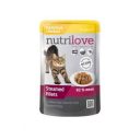 Nutrilove (НутриЛав) Кусочки с нежной курицей в соусе для кошек
