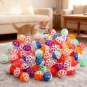 Игрушка для кошек пластиковый мячик с колокольчиком 3.8 см