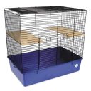 ТМ "Природа" Клетка «Шиншилла» 70 х 40 х 60 см (черная/синяя)