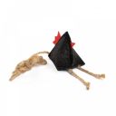 ТМ "Природа" - Игрушка «Курочка из войлока» для кошек, серая