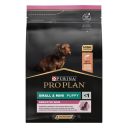 Purina Pro Plan (Про План) - Small and Mini Puppy Sensitive Skin - Сухой корм с лососем для щенков мелких и миниатюрных пород с чувствительным пищеварением