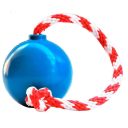 SodaPup (Сода Пап) USA-K9 Cherry Bomb – Игрушка-диспенсер для лакомств Бомба из суперпрочного материала для собак, синяя