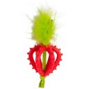 Petstages (Петстейджес) Catstages Strawberry Teether – Клубничка Игрушка для кошек для жевания, чистки зубов и массажа десен с ароматом клубники