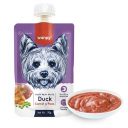 Wanpy (Ванпи) Duck Carrot & Pea- Жидкий корм для собак крем-пюре утка с морковью, дой-пак