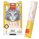 Wanpy (Ванпи) Creamy Lickable Treats Senior Chicken & Liver - Жидкое лакомство для пожилых котов (+7) курица с печенью, лактобактериями и глюкозамином