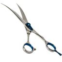 Davis (Дэвис) Extreme Edge Blue Curved - изогнутые ножницы для стрижки собак