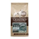 Quattro (Кваттро ) Dog Senior&Diet Small Breed Fish - Сухой корм для пожилых собак мелких пород и склонных к полноте (с белой рыбой и криль)