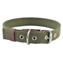 Before (Бефор) Ошейник Практик двойной 25мм, 40-52см брезент 0607/5 зелёный