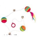 Trixie (Трикси) - Мячи на веревке для котов,3шт