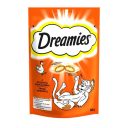 Dreamies (Дримс) лакомство для кошек и котят, хрустящие подушечки с начинкой, курица