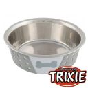 Trixie (Трикси) - Миска металлическая для собак, с силиконовым покрытием