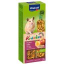 Vitakraft (Витакрафт) «Kracker Original + Frucht & Flakes» - Ласощі для хом'яків (фрукти та пластівці)