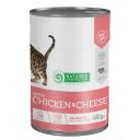 Nature's Protection (Нейчерс Протекшн) with Сhicken &Сheese – Консервированный корм для взрослых кошек (курица/сыр)