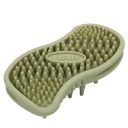 Safari Massager массажная щетка для собак и котов, резина, зеленая
