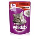 Whiskas (Вискас) Крем-суп с говядиной для взрослых кошек, пауч