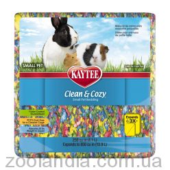 Kaytee Clean Cozy BirthdayCake Чисто Уютно - подстилка для грызунов, целлюлоза, разноцветная