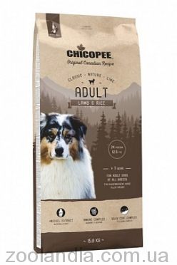 Chicopee (Чикопи) CNL Adult Lamb & Rice – корм для взрослых собак всех пород (с ягненком и рисом)