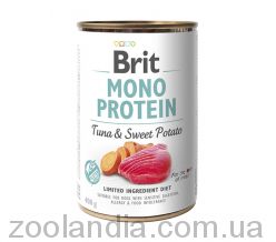 Brit Mono Protein Tuna & Sweet Potato - с тунцом и бататом