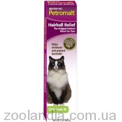 Sentry Petromalt ВЫВЕДЕНИЕ ШЕРСТИ (Hairball Relief) паста со вкусом солода для котов