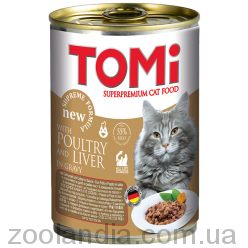TOMi (Томи) poultry liver ПТИЦА ПЕЧЕНЬ консервы для котов, влажный корм