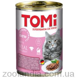 TOMi (Томі) veal ТЕЛЯТИНА консерви для котів, вологий корм