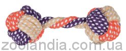 Trixie (Трикси) Rope Dumbbell - Игрушки для собак канатная гантель,15 см