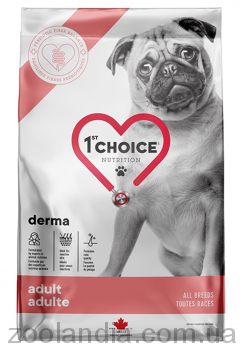 1st Choice (Фест Чойс) Adult Derma - Сухой диетический корм для собак (лосось)