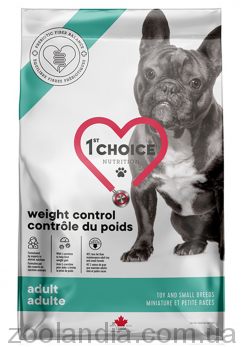 1st Choice (Фест Чойс) Adult Weight Control Toy and Small - Сухой диетический корм для собак мини и малых пород