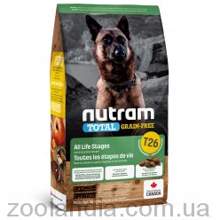 Nutram(Нутрам) T26 Total Grain-Free Lamb &Lentils Dog Food - Сухой корм для собак (с ягненком и чечевицей беззерновой)