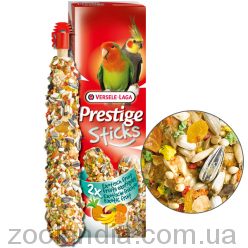 Versele-Laga Prestige Sticks Big Parakeets Exotic Fruit ВЕРСЕЛЕ-ЛАГА ЕКЗОТИЧНІ ФРУКТИ ласощі для середніх папуг