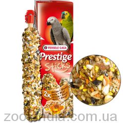 Versele-Laga Prestige Sticks Parrots Nuts & Honey ВЕРСЕЛЕ-ЛАГА ОРЕХИ С МЕДОМ лакомство для крупных попугаев