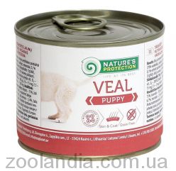 Nature's Protection Puppy Veal – консервы корм с мясом телятины для щенков
