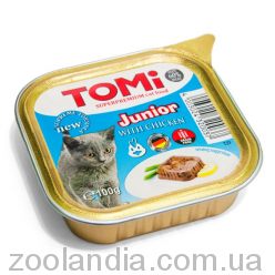 Tomi (Томи) Junior - Влажный корм для котят (курица), паштет