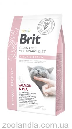 Brit (Брит) Veterinary Diet Cat Grain free Hypoallergenic Беззерновая Гипоаллергенная диета