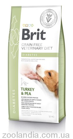 Brit (Брит) Veterinary Diet Dog Grain Free Diabetes Беззерновая диета при диабете