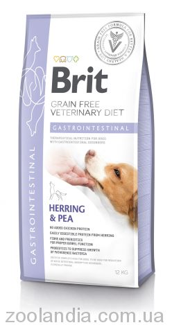Brit (Брит) Veterinary Diet Dog Grain Free Gastrointestinal Беззерновая диета при острых и хронических гастроэнтеритах