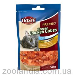 Trixie (Трикси) Premio Cheese Chicken Cubes - Лакомство  для кошек куриные кубики с сыром