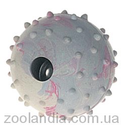Flamingo Ball With Bell Фламінго іграшка для собак, м'яч із дзвіночком, гума, 5 см