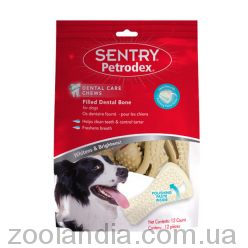 Sentry Petrodex Догляд за зубами (Dental Care) кісточки з адгезивною зубною пастою для собак