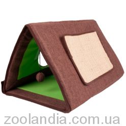 Karlie-Flamingo Cat Tent 3in1 Карли-Фламинго Тент 3в1 спальное место, палатка-домик когтеточка для котов 3в1