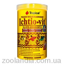 Tropical Ichtio-vit (Основной корм для всех видов рыб,хлопья) 