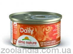 Almo Nature (Альмо Натюр) Daily Menu консервы для кошек Cat кусочки в соусе (с индейкой и уткой)