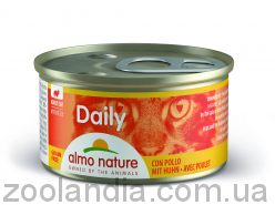 Almo Nature (Альмо Натюр) Daily Menu Cat консервы для кошек мус (с курицей)