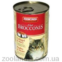 Animonda (Анімонда) Brocconis домашній птах і серце - консерви для котів