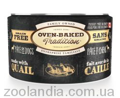 Oven-Baked (Овен Бекет) Tradition Quail - влажный корм для собак из свежего мяса перепелки