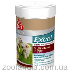 8in1 (8в1) Vitality Excel Puppy Multi Vitamin - Вітамінний комплекс для цуценят і молодих собак