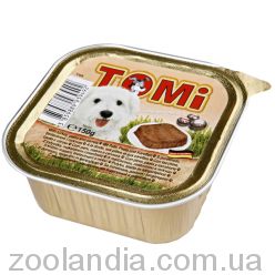 TOMi (Томі) ІНДІЙКА ПАСТА МОРКВА (turkey, pasta, carrots) консерви корм для собак, паштет